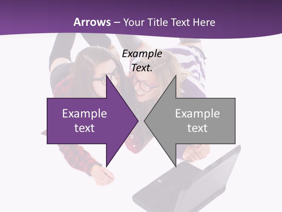 Cute Student Model PowerPoint Template