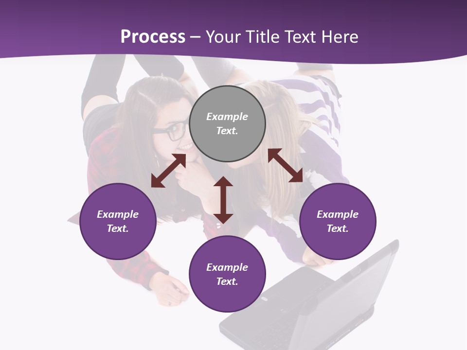 Cute Student Model PowerPoint Template