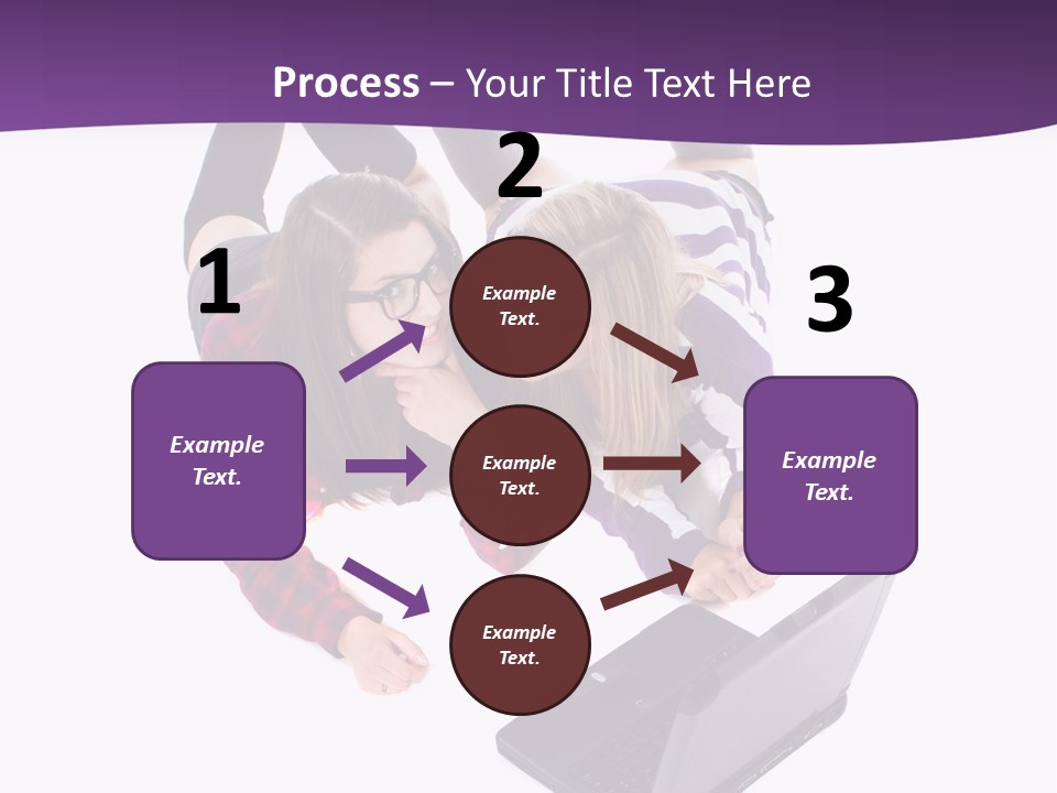 Cute Student Model PowerPoint Template