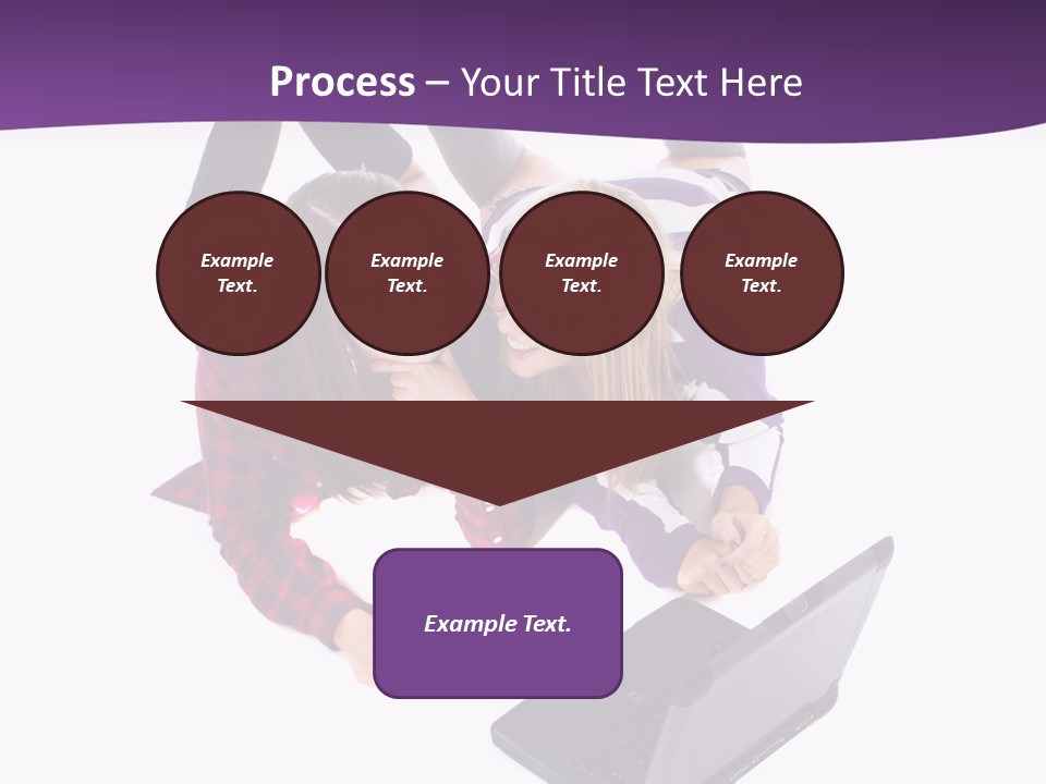 Cute Student Model PowerPoint Template