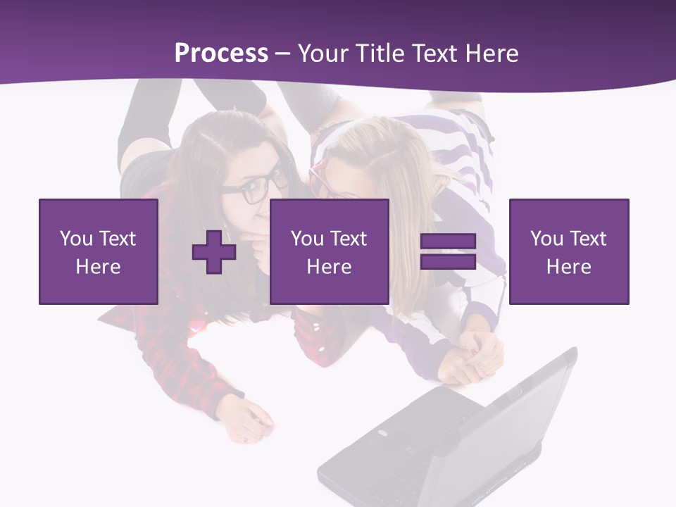 Cute Student Model PowerPoint Template