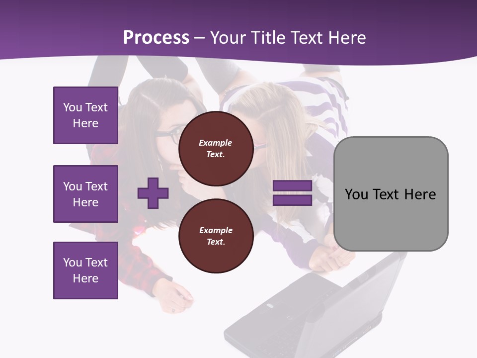 Cute Student Model PowerPoint Template