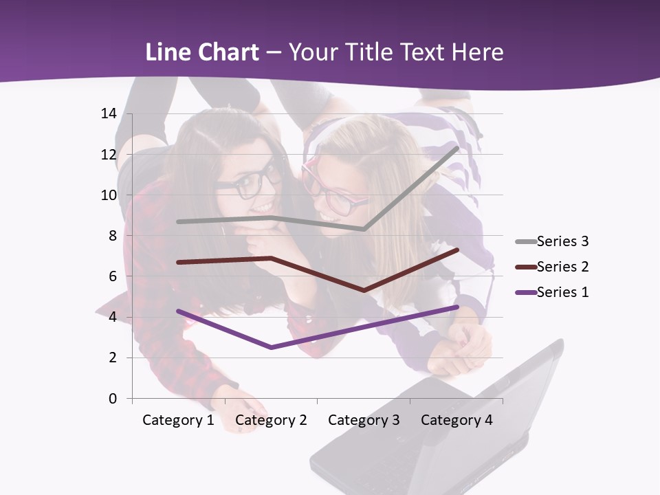 Cute Student Model PowerPoint Template