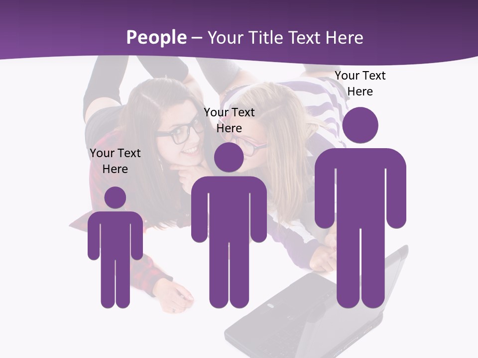 Cute Student Model PowerPoint Template