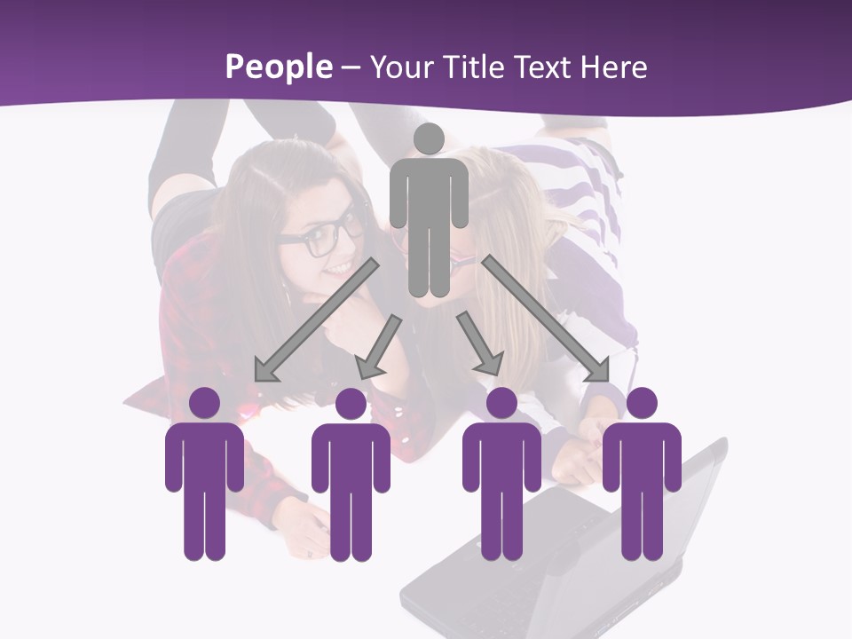 Cute Student Model PowerPoint Template