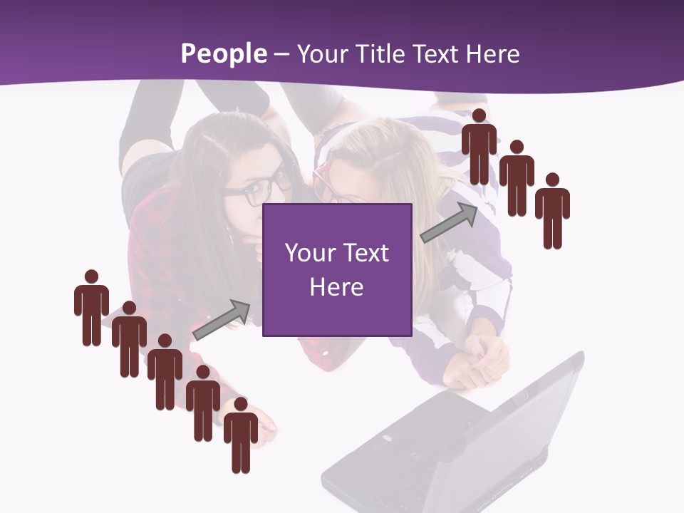 Cute Student Model PowerPoint Template