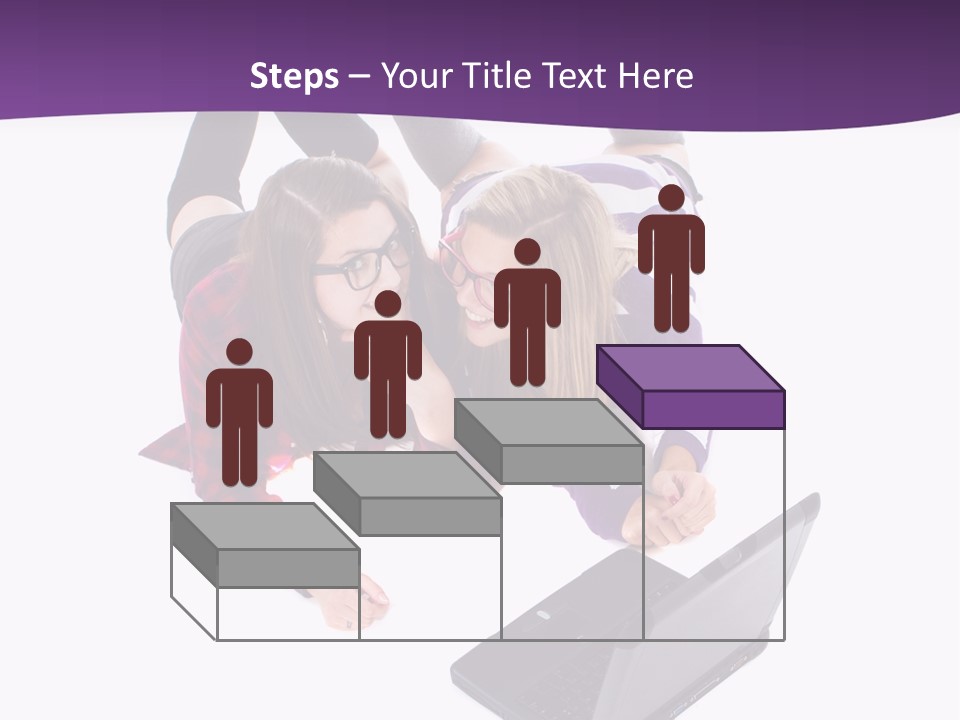 Cute Student Model PowerPoint Template