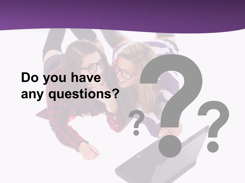 Cute Student Model PowerPoint Template