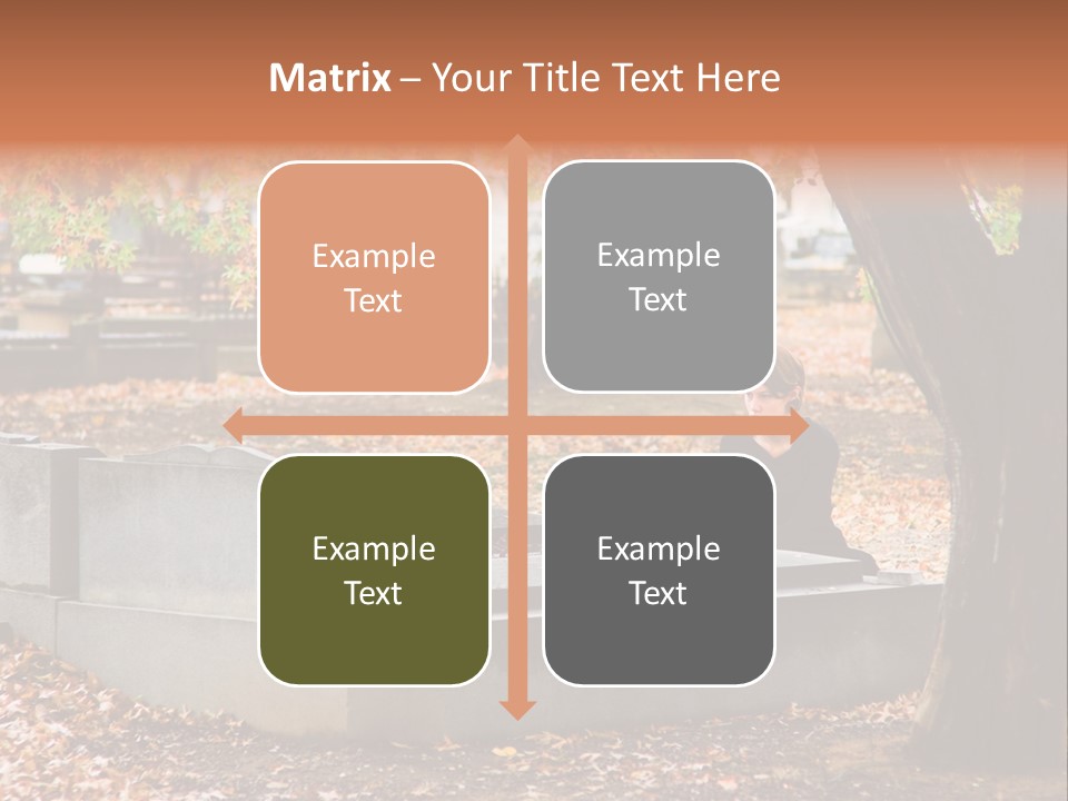 Spirituality Single Deciduous PowerPoint Template