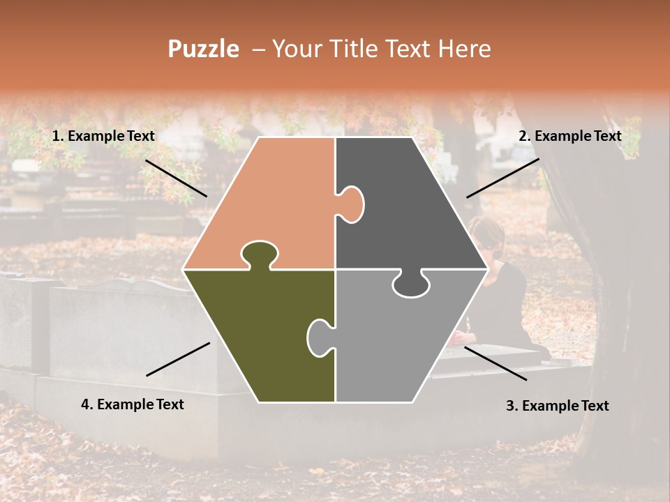Spirituality Single Deciduous PowerPoint Template