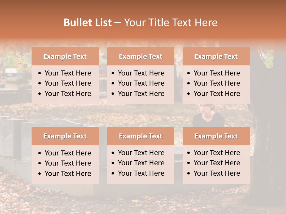 Spirituality Single Deciduous PowerPoint Template