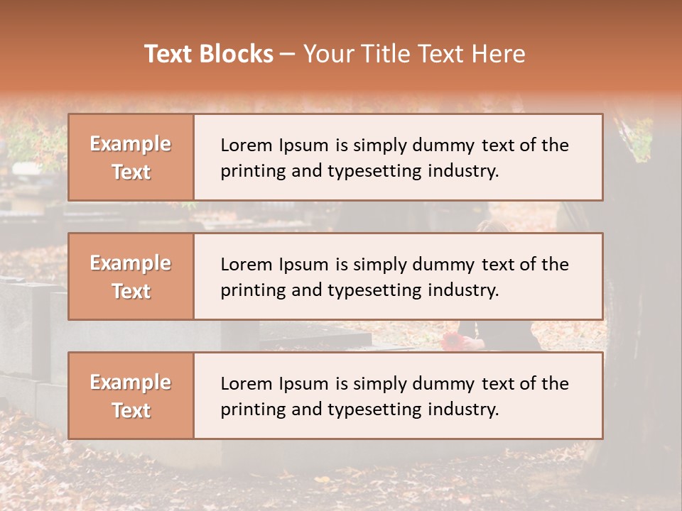 Spirituality Single Deciduous PowerPoint Template