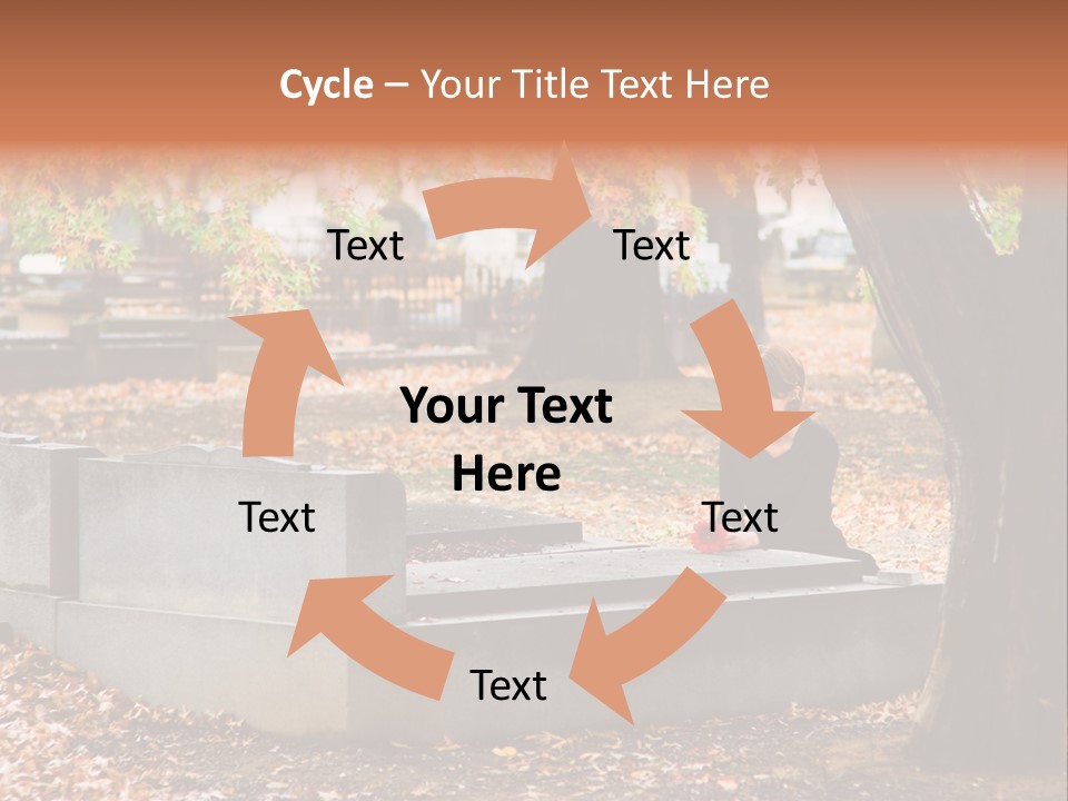 Spirituality Single Deciduous PowerPoint Template