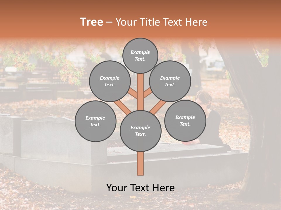 Spirituality Single Deciduous PowerPoint Template
