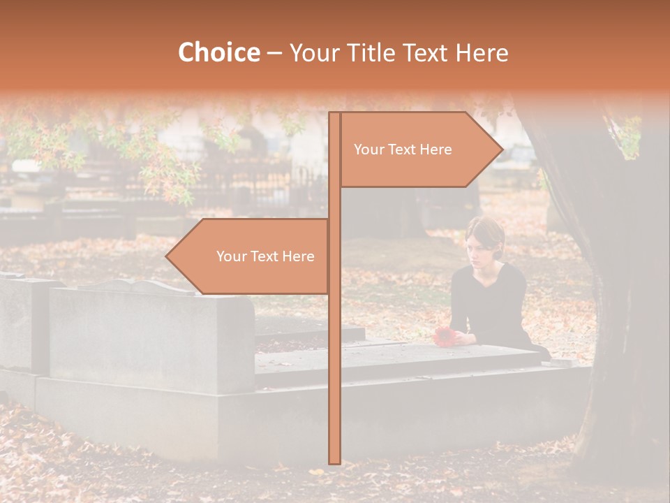 Spirituality Single Deciduous PowerPoint Template