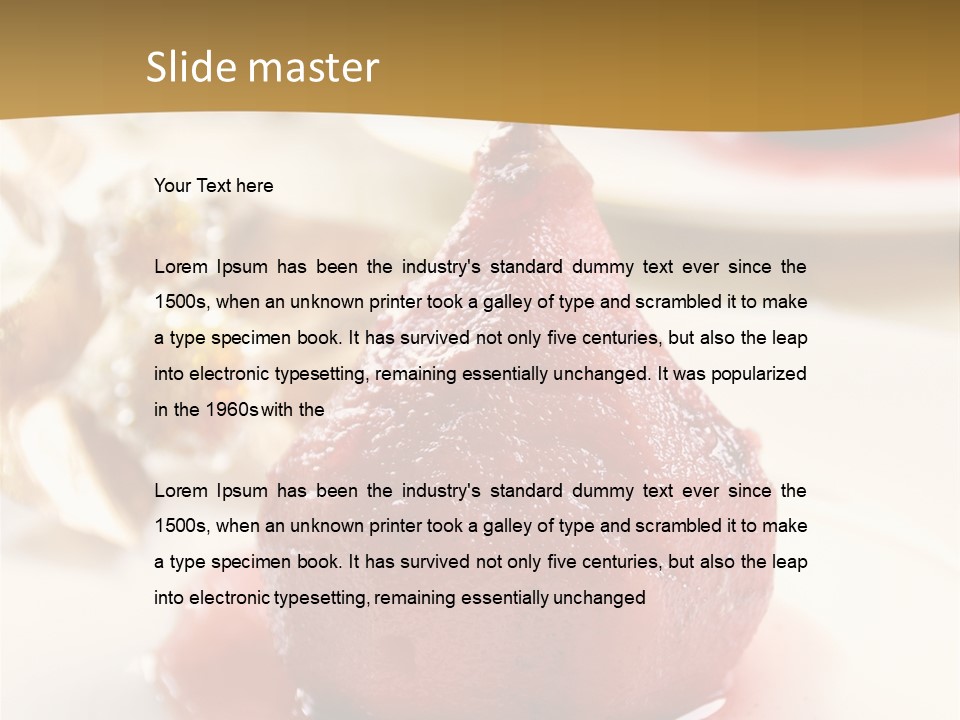 Summer Orange Glass PowerPoint Template