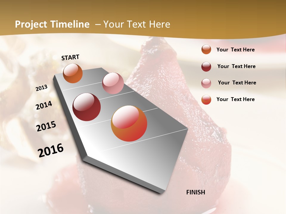 Summer Orange Glass PowerPoint Template