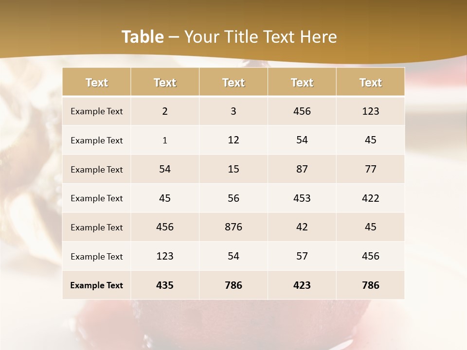 Summer Orange Glass PowerPoint Template