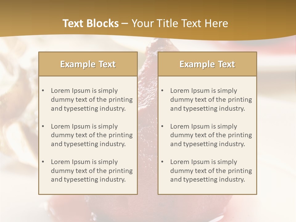 Summer Orange Glass PowerPoint Template