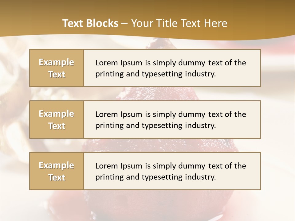 Summer Orange Glass PowerPoint Template