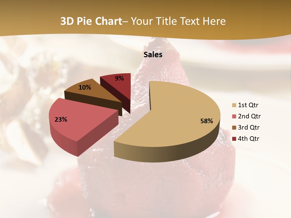 Summer Orange Glass PowerPoint Template