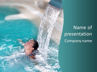 Resort Water Hydrotherapy PowerPoint Template