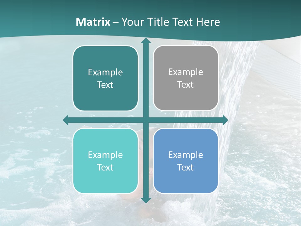 Resort Water Hydrotherapy PowerPoint Template