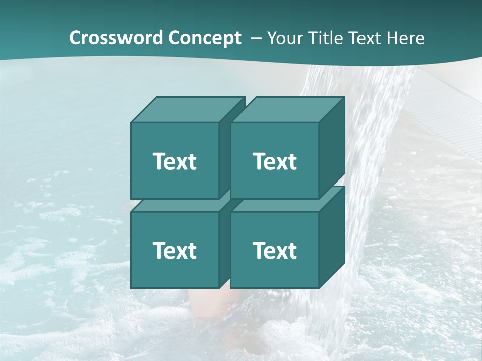 Resort Water Hydrotherapy PowerPoint Template