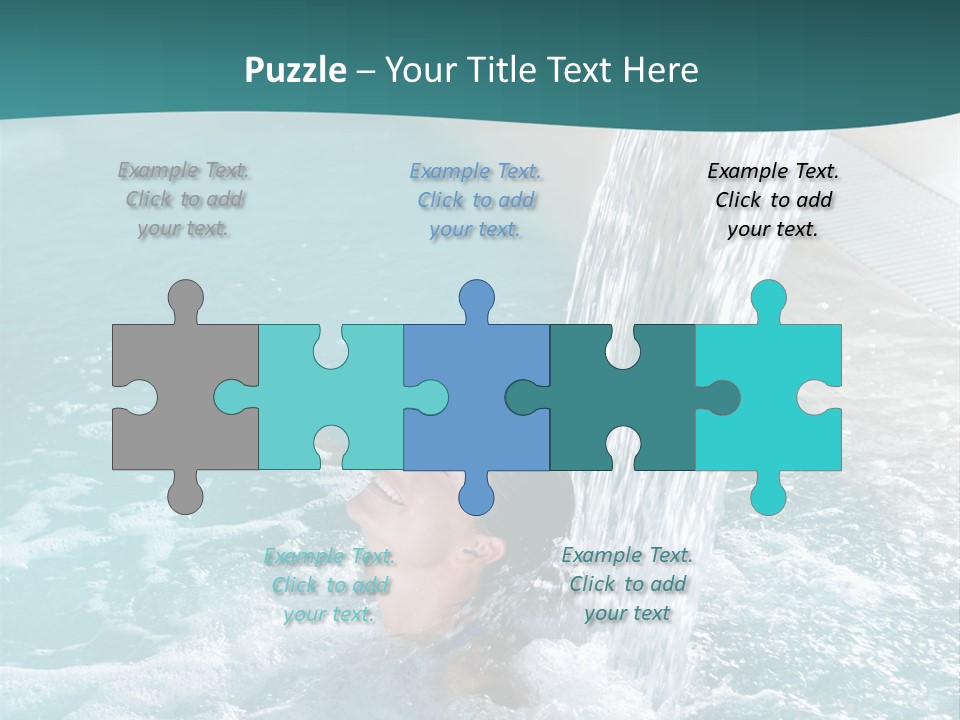 Resort Water Hydrotherapy PowerPoint Template