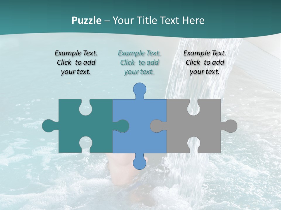 Resort Water Hydrotherapy PowerPoint Template