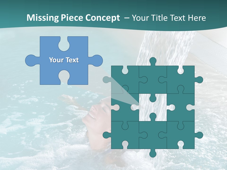 Resort Water Hydrotherapy PowerPoint Template