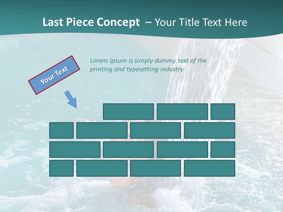 Resort Water Hydrotherapy PowerPoint Template