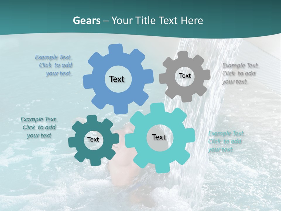 Resort Water Hydrotherapy PowerPoint Template