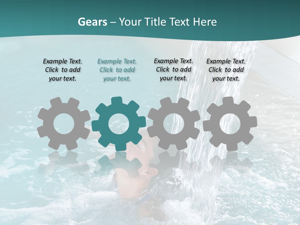 Resort Water Hydrotherapy PowerPoint Template
