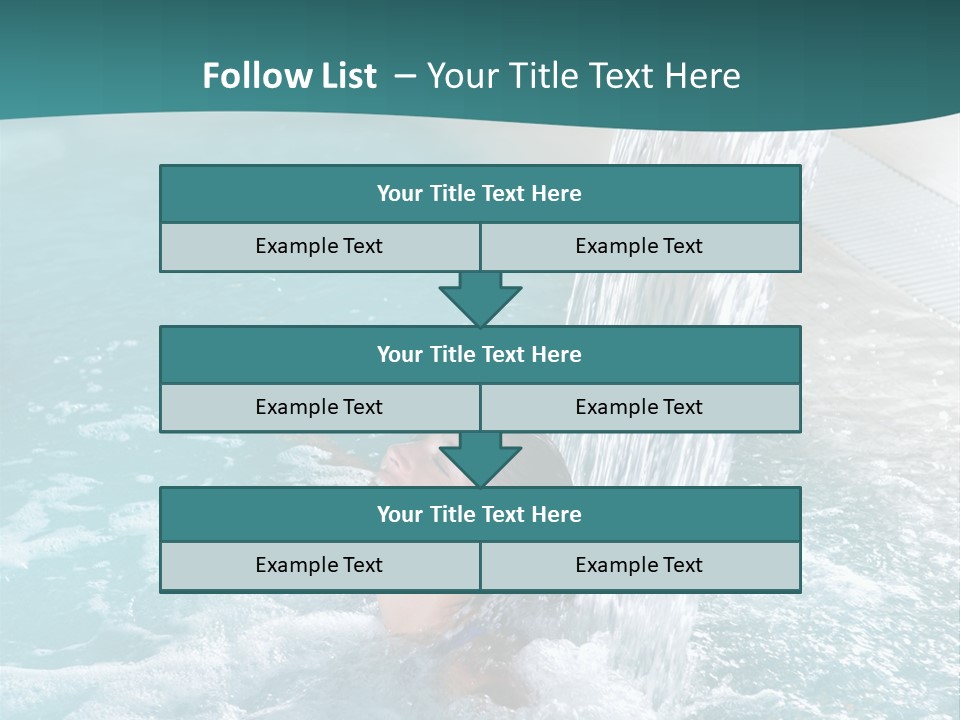 Resort Water Hydrotherapy PowerPoint Template