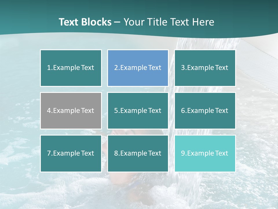 Resort Water Hydrotherapy PowerPoint Template