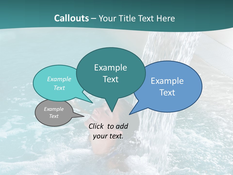 Resort Water Hydrotherapy PowerPoint Template
