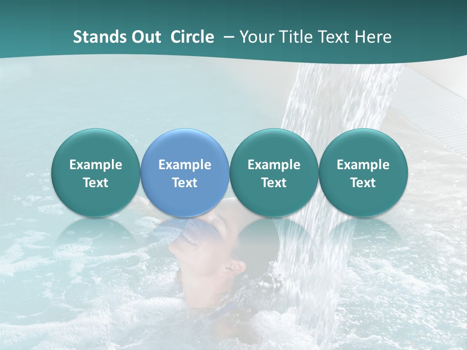 Resort Water Hydrotherapy PowerPoint Template