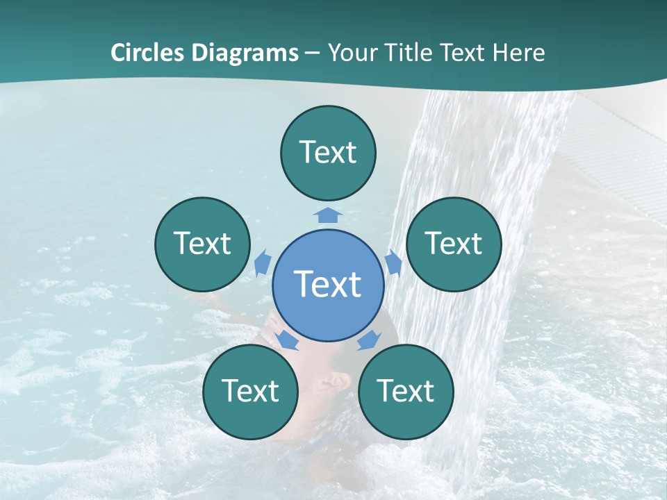 Resort Water Hydrotherapy PowerPoint Template