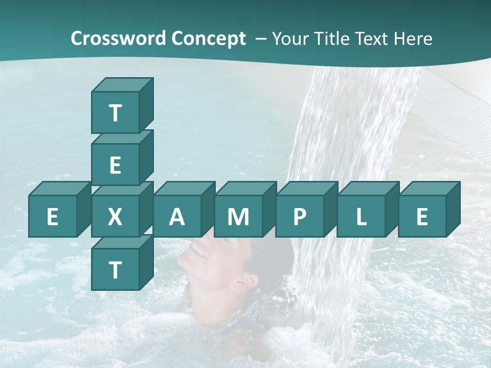 Resort Water Hydrotherapy PowerPoint Template