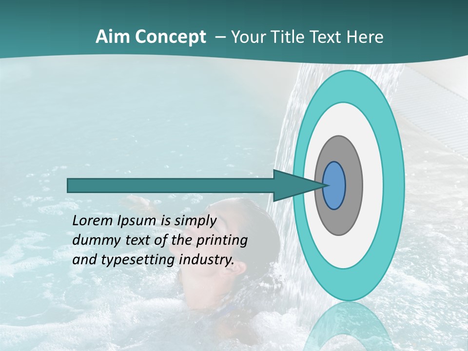 Resort Water Hydrotherapy PowerPoint Template