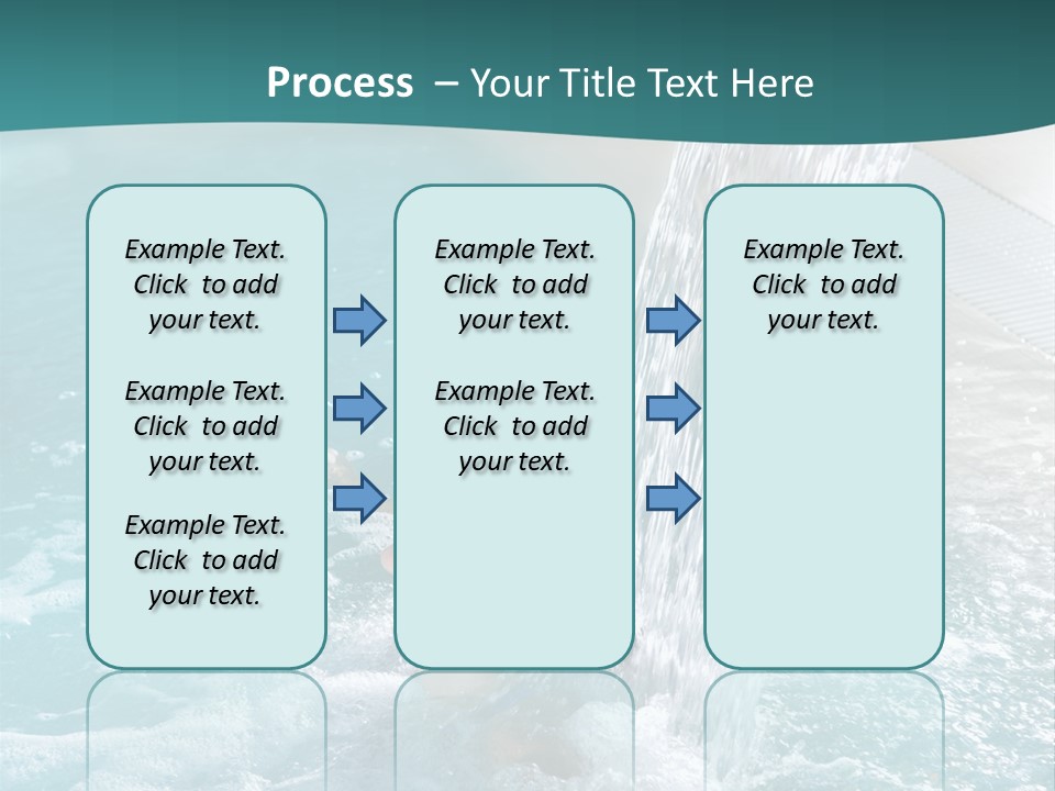 Resort Water Hydrotherapy PowerPoint Template