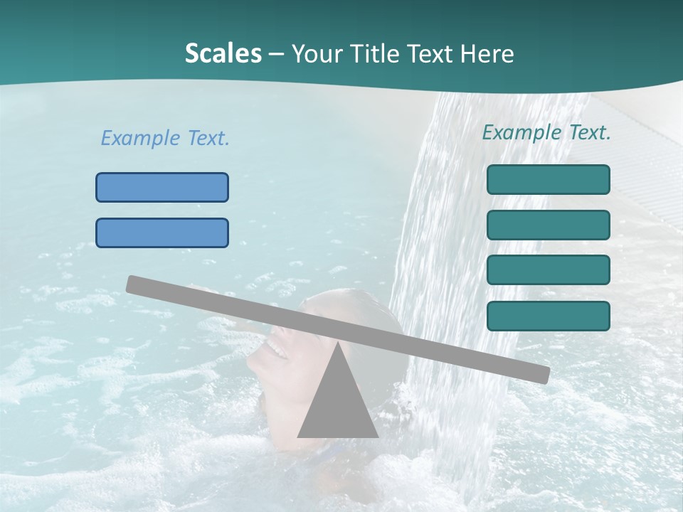 Resort Water Hydrotherapy PowerPoint Template