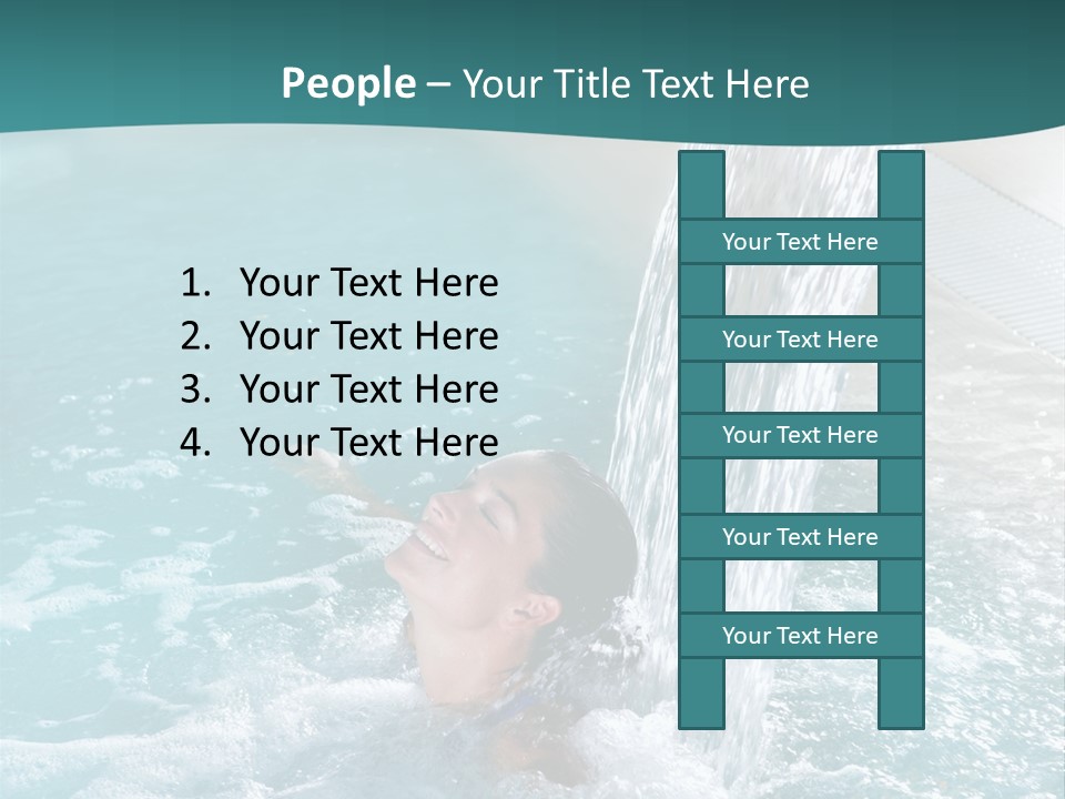Resort Water Hydrotherapy PowerPoint Template