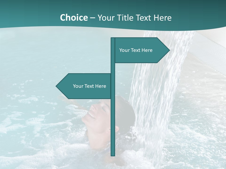Resort Water Hydrotherapy PowerPoint Template