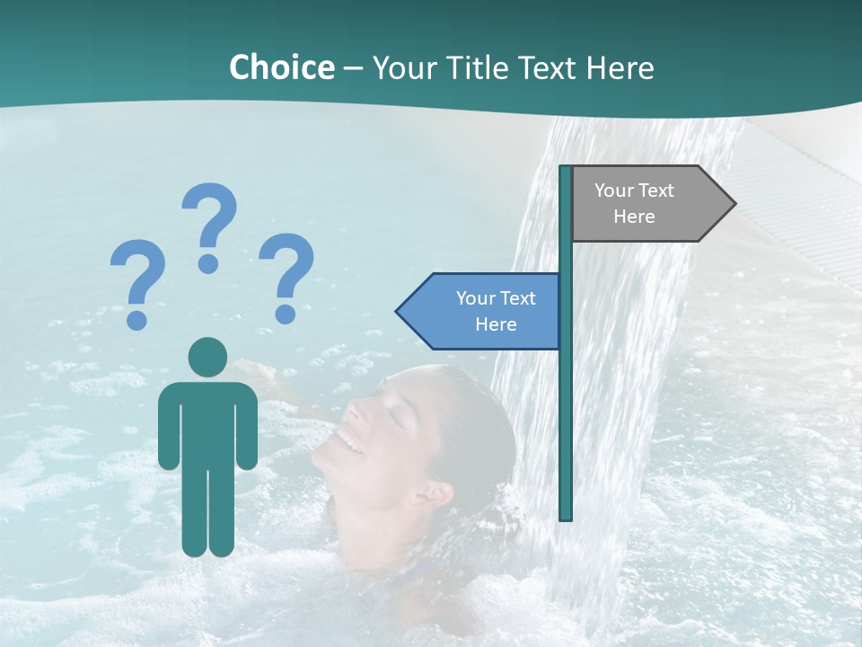 Resort Water Hydrotherapy PowerPoint Template