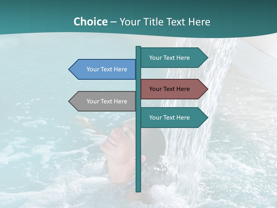 Resort Water Hydrotherapy PowerPoint Template