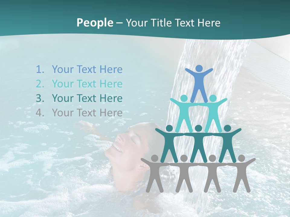 Resort Water Hydrotherapy PowerPoint Template