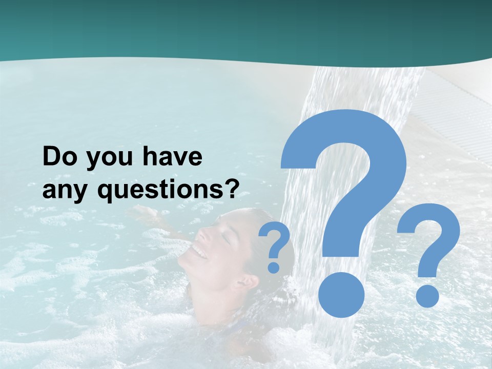 Resort Water Hydrotherapy PowerPoint Template