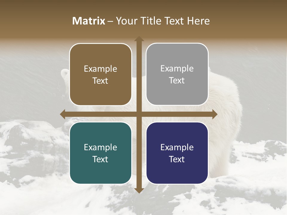 Pole Pool Arctic PowerPoint Template